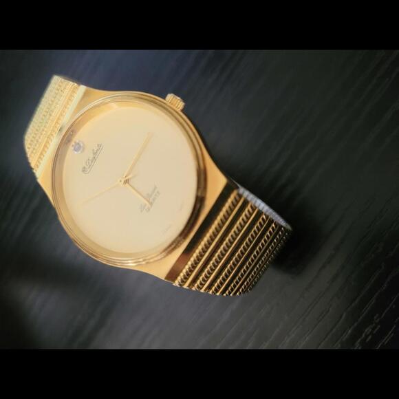 RARE Vintage Lucien Piccard Dufonte Diamond Men's Watch - Picture 1 of 7